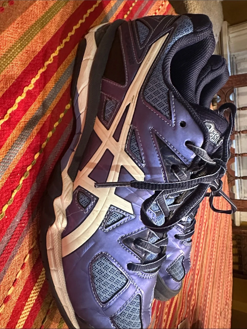 ASICS Women’s Blue Volleyball Shoes 8.5